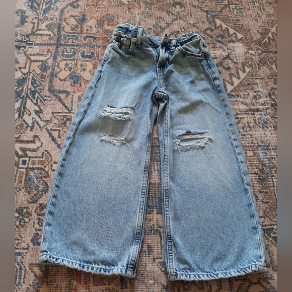 Gap size 5 low rise stride wide jeans - Picture 2 of 7